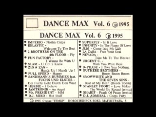 dance max vol. 6 (1995)