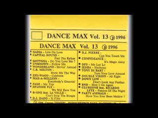 dance max vol. 13 (1996)